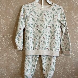 Primark kids floral sweatsuit